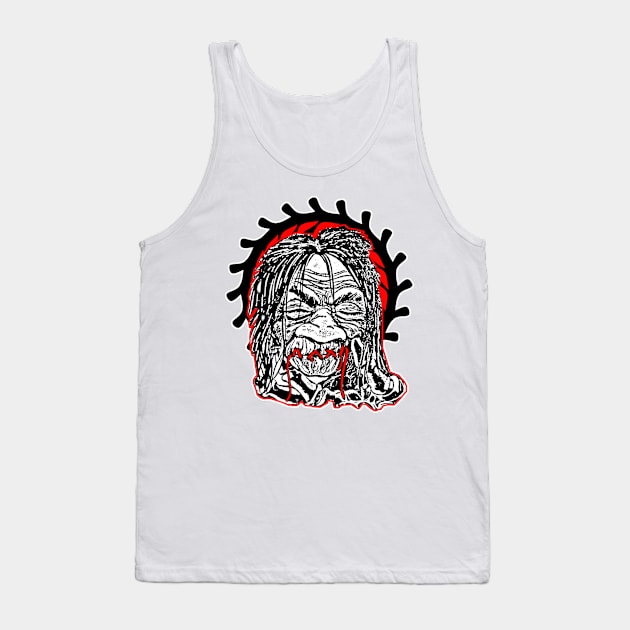 closed mouth monster halloween Tank Top by Marccelus